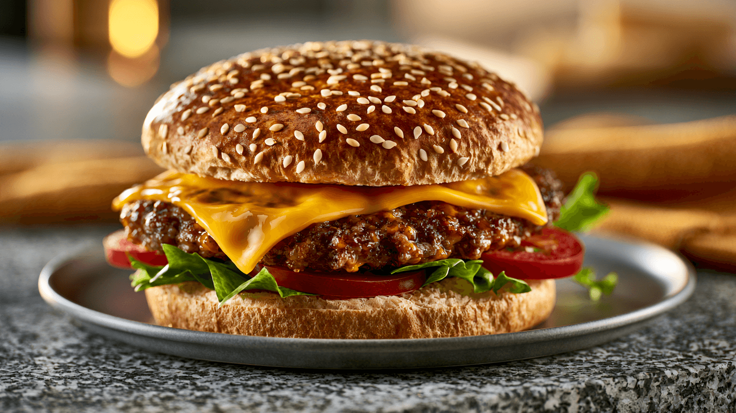 Photo : burger maison