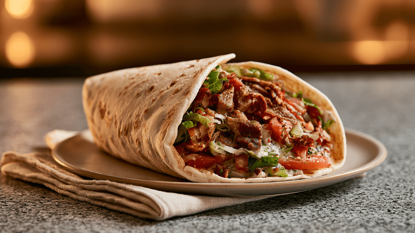 Photo : kebab galette